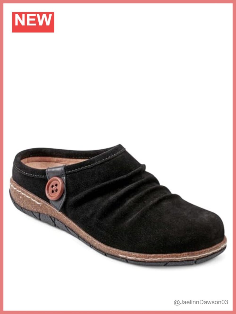 Earth Enchant Women's Mules Clogs Cushioned Suede Leather